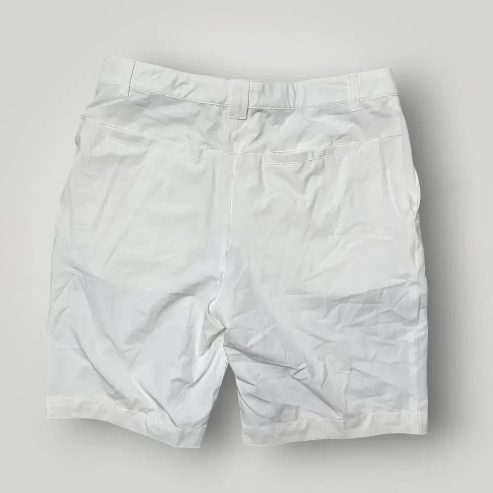 Lacoste Sport White Golf Shorts Men’s Size 34 Stretch Performance Flat Front NWT - Picture 4 of 9